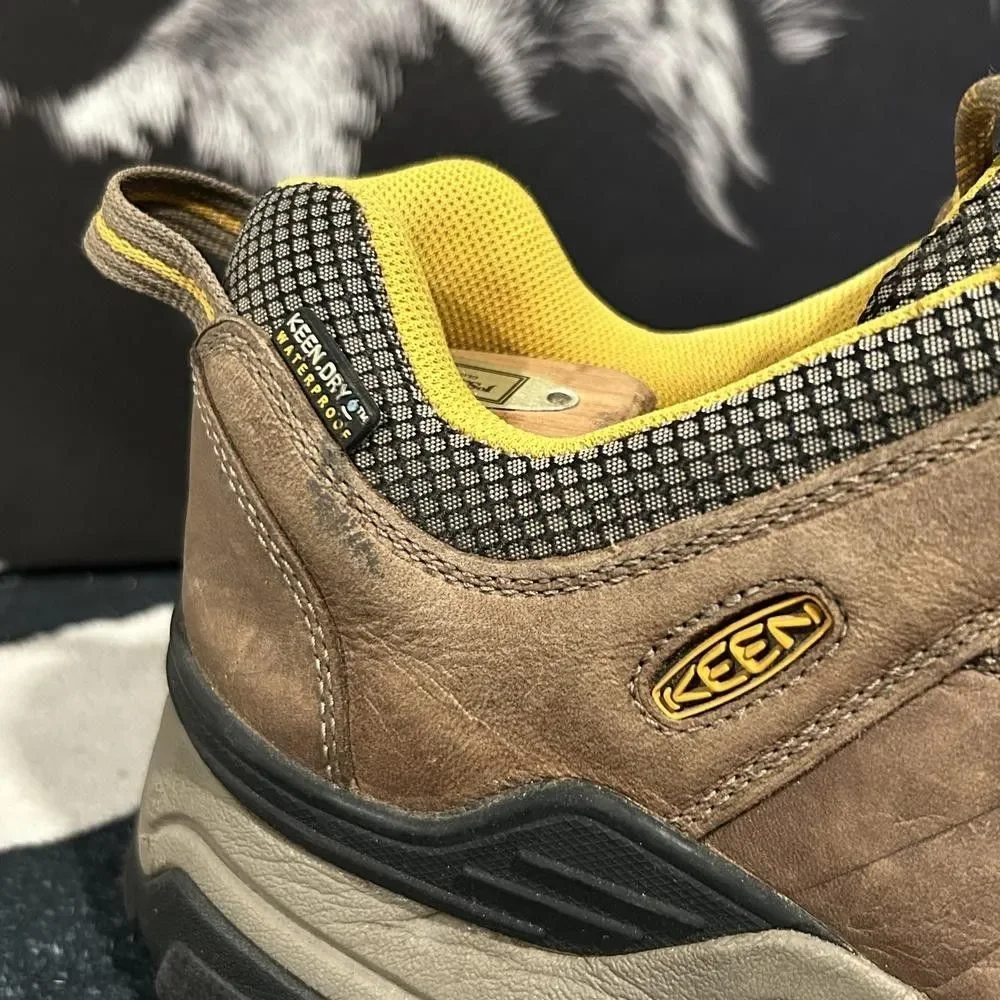 Keen Gypsum II 1016765 Hiking Boot Men 12 Brown Suede Leather Waterproof Lace-Up
